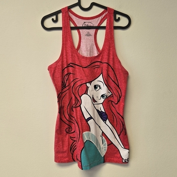 Disney Ariel The Little Mermaid Tank Top Red L - Picture 4 of 4
